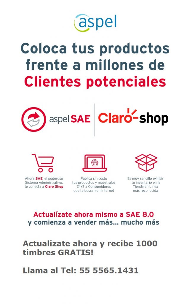 SAE y Claro Shop